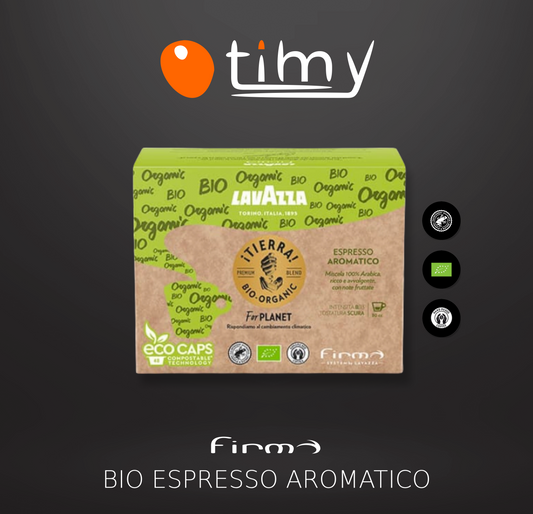 NOVITA' COMPOSTABILE LAVAZZA FIRMA TIERRA ESPRESSO AROMATICO 48 PZ